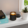 Home Sweet Home Soy Candle — Amber Jar Scented Candle (Multiple Sizes)