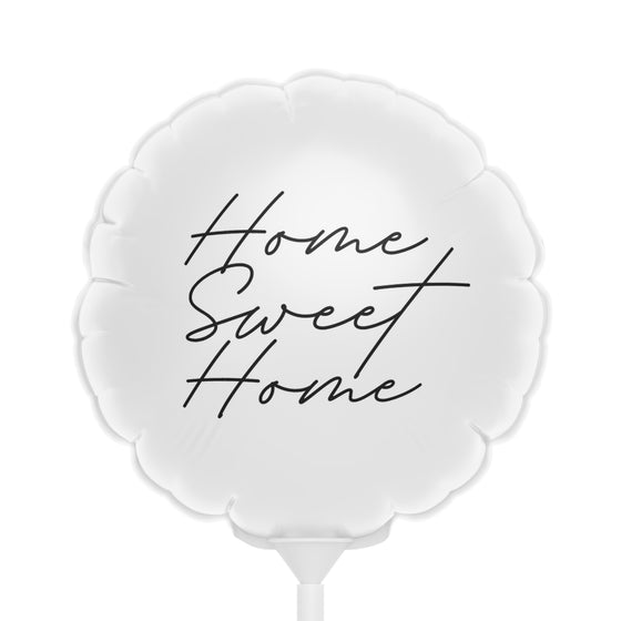 Welcome Home 6" Balloons (Black + White)