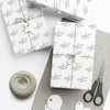 Welcome Home Gift Wrap Paper (White + Black)