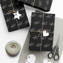  Welcome Home Gift Wrap Paper (Black + White)
