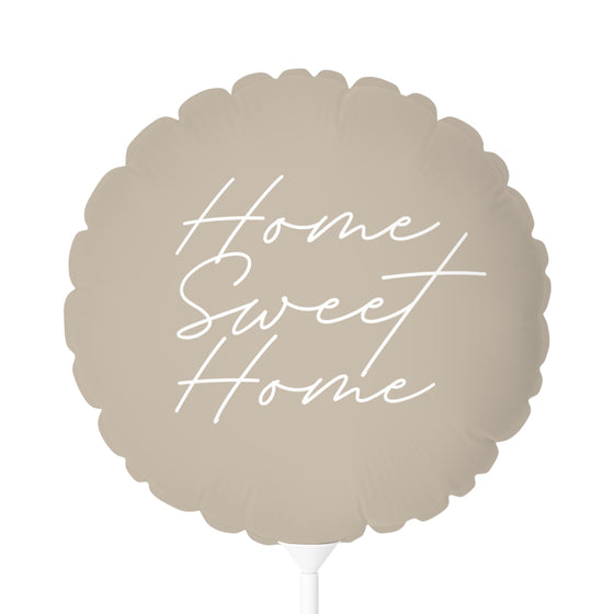 Home Sweet Home 11" Balloon (Beige + White)