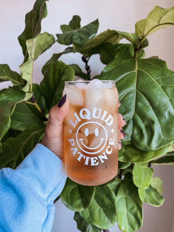 Liquid Patience Coffee Glass